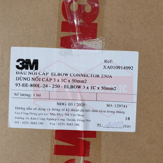 Đầu cáp 24kV 250A ELBOW - Hiệu 3M