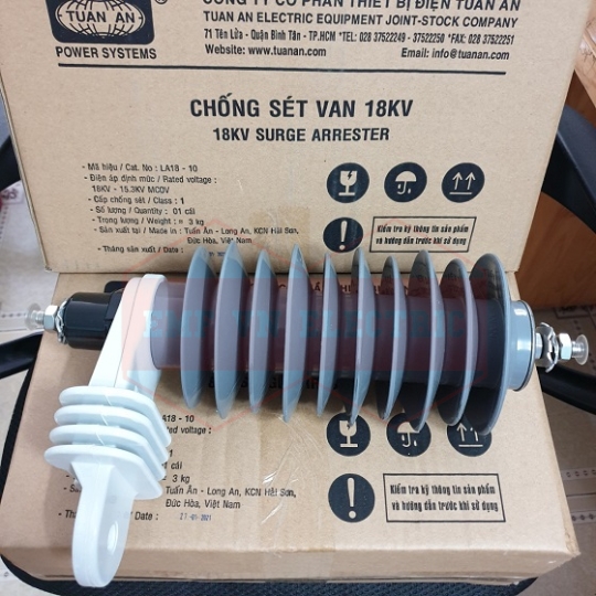 Chống sét van 18kV  10kA  Class 1 - Tuấn Ân